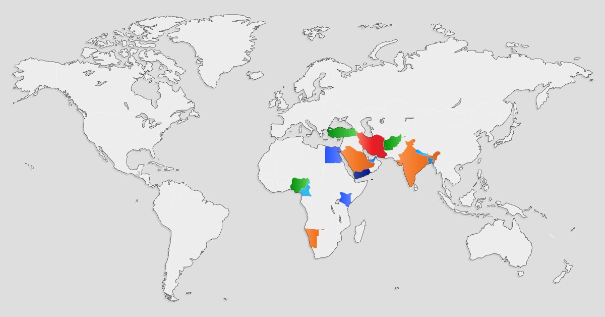 Area's where Lawatherm served